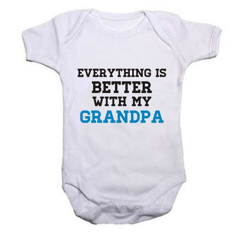 Everything is better with Grandpa baby grow
