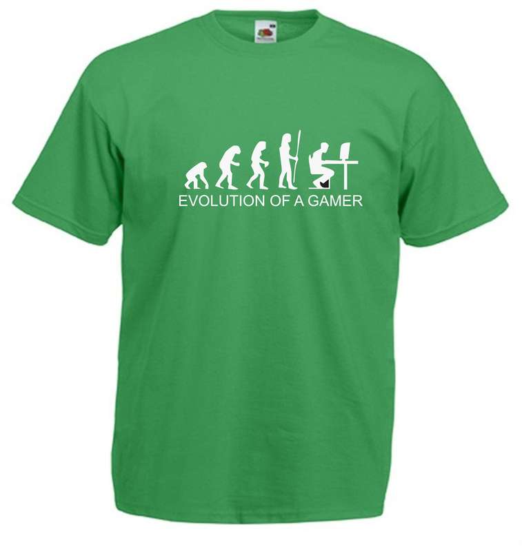Evolution of a Gamer t-shirt