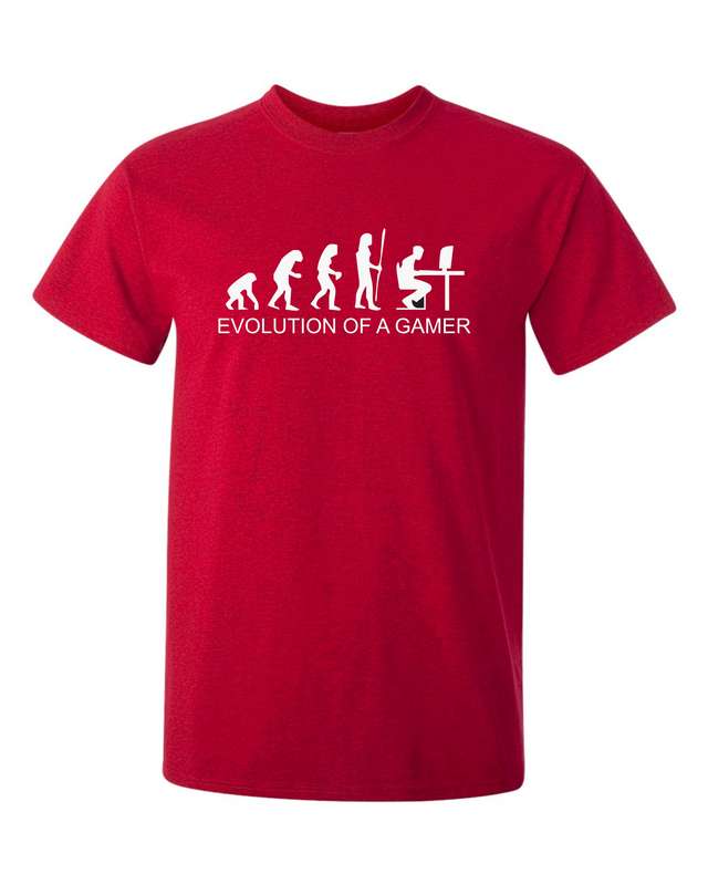 Evolution of a Gamer t-shirt
