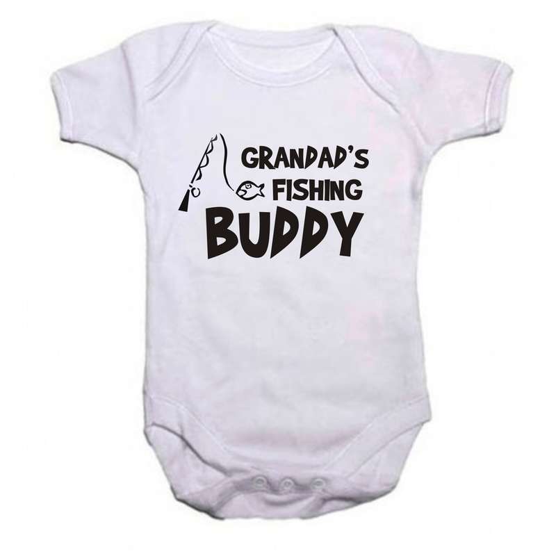 Daddy's/ Grandad's Fishing Buddy baby grow