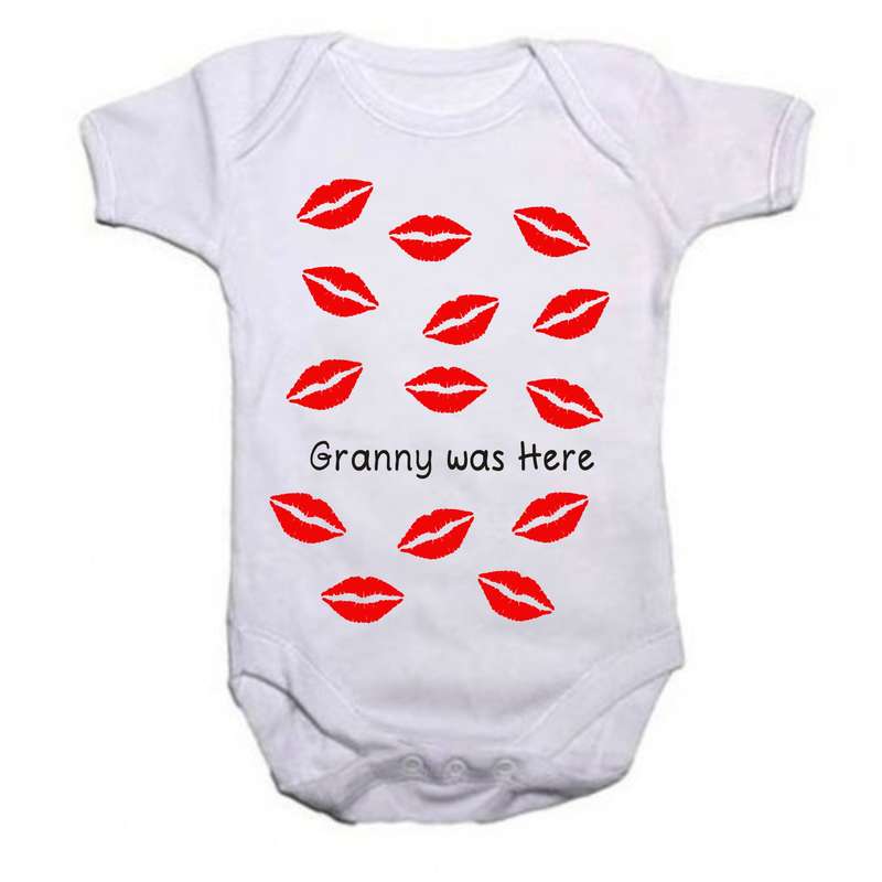 Granny was here baby grow