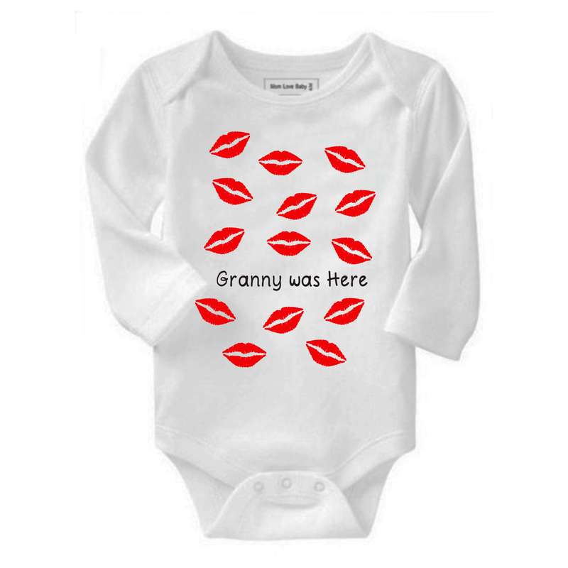 Granny was here baby grow