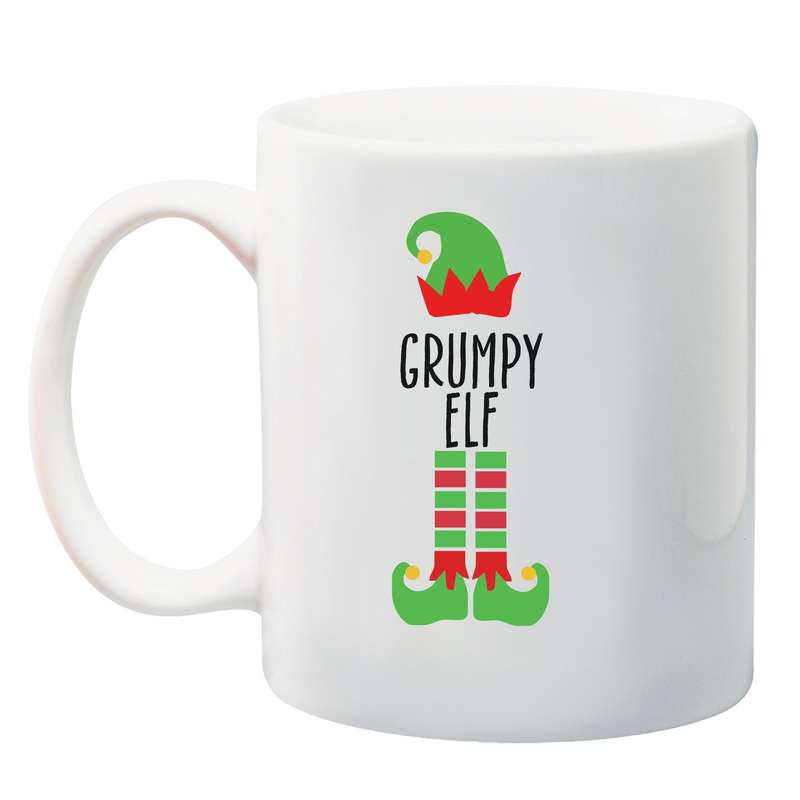 Grumpy Elf -Mug