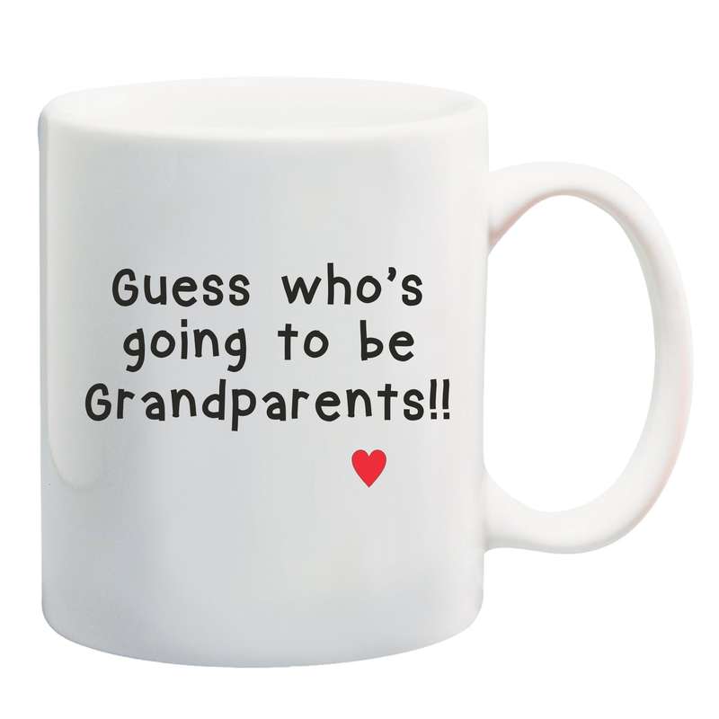 Guess who's going to be Grandparents Mug