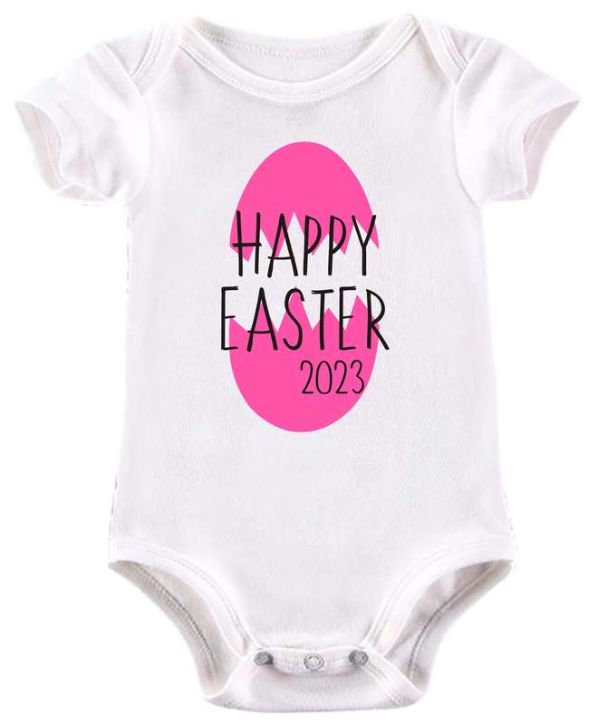 Easter Egg Pink/Blue baby grow