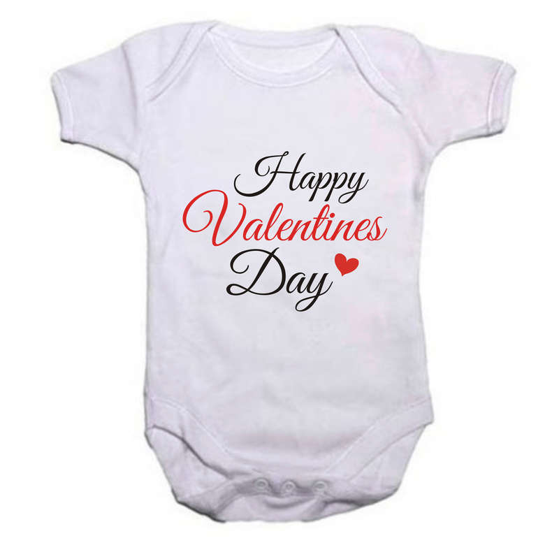 Happy Valentines Day Babygrow