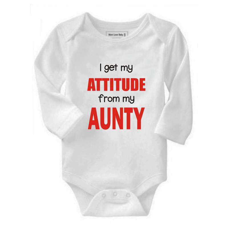 I get my attitude from my aunty baby grow