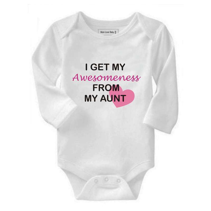 I get my awesomeness from my Aunt  baby grow