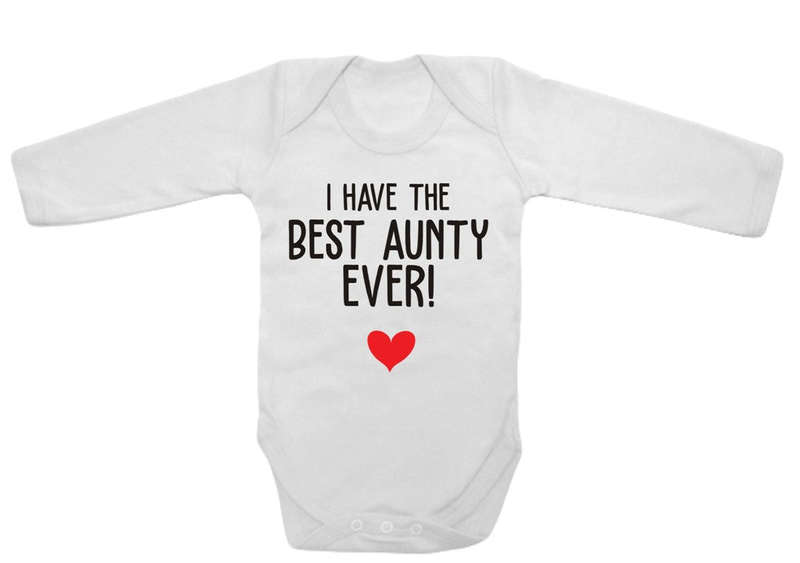 I have the best Aunty ever baby grow