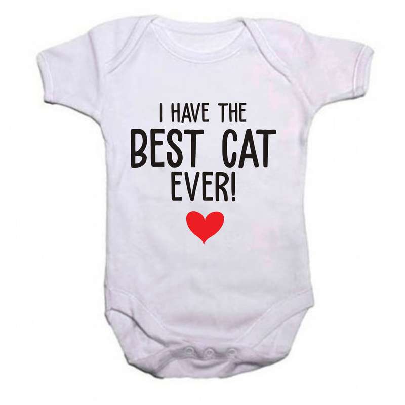 I have the best Cat ever baby grow