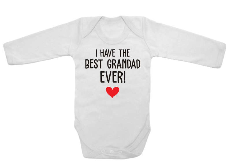 I have the best Grandad ever baby grow