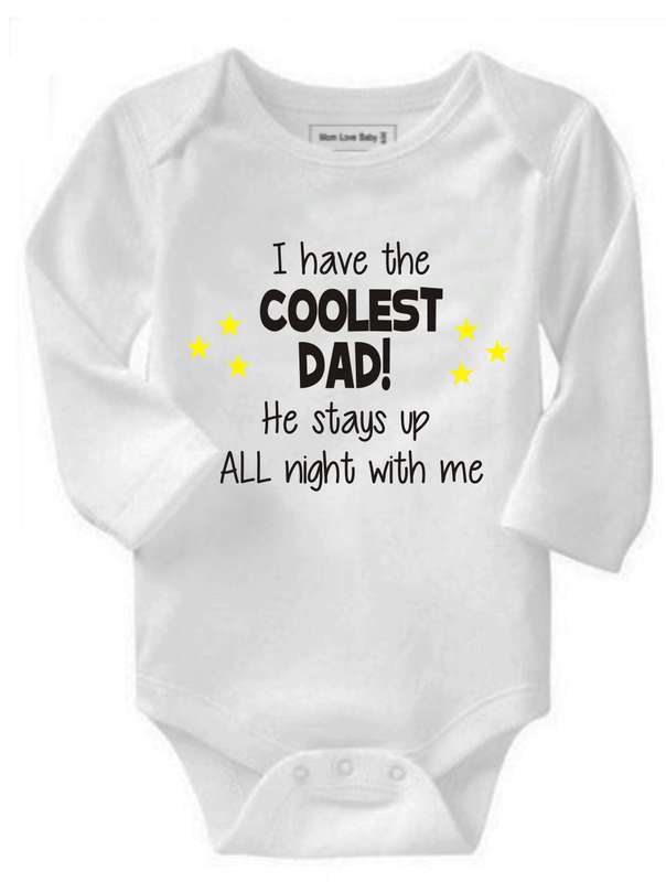 I have the coolest Dad baby grow