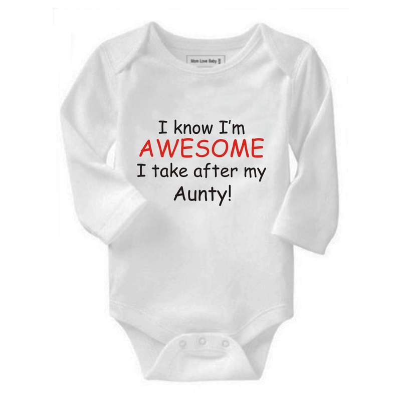 I know I'm awesome I take after my Aunty baby grow
