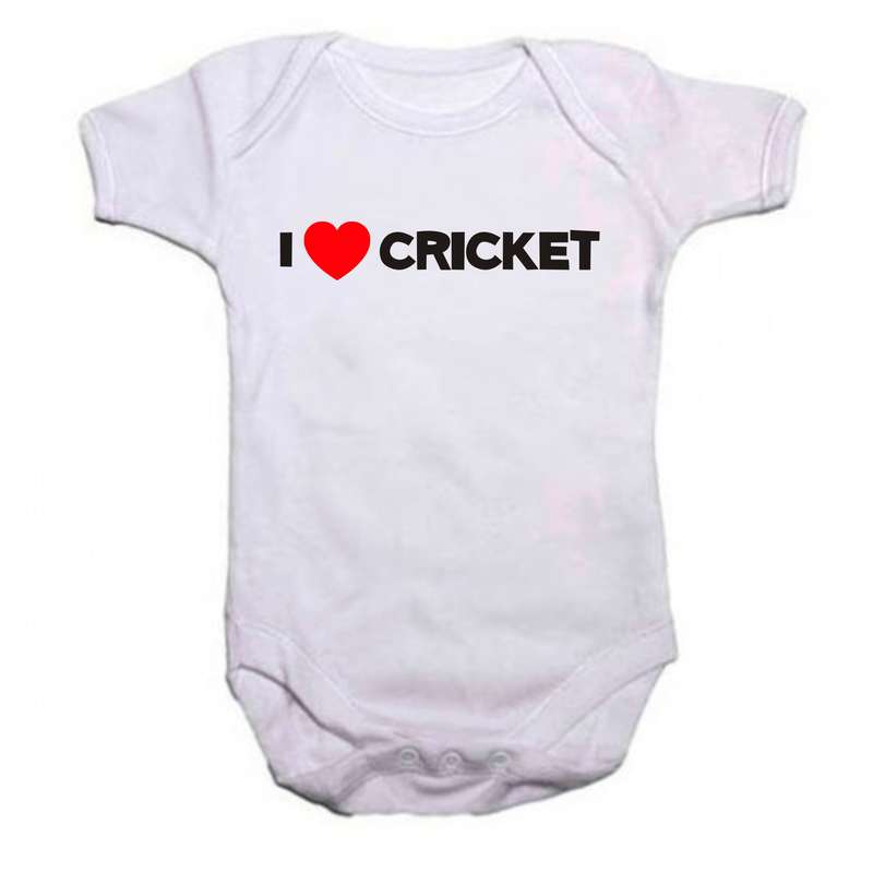 I love Cricket baby grow