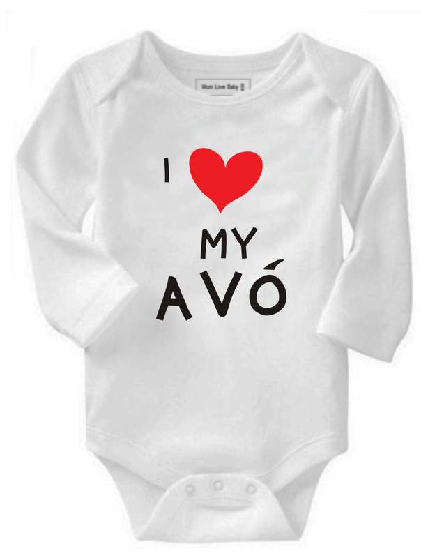 I love my Avo baby grow