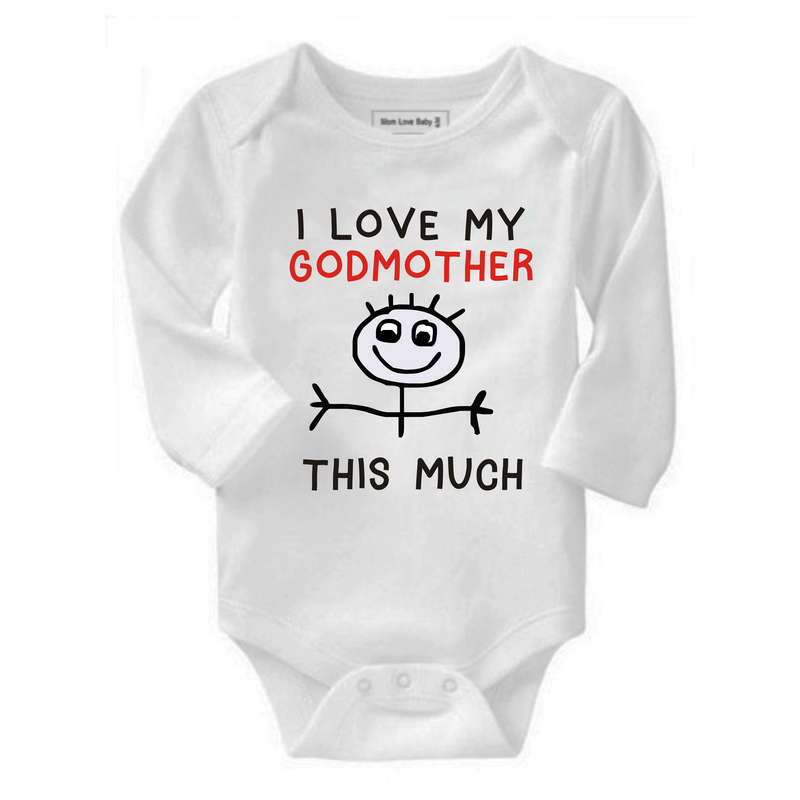 I love my Aunty/Godmother/Granny/Grandma/Mommy/Nana this much baby grow