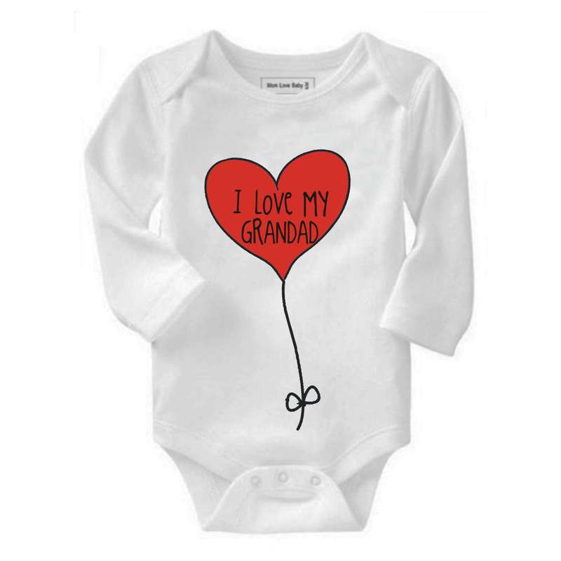 I love my Daddy/Mommy/Grandad/Granny heart balloon