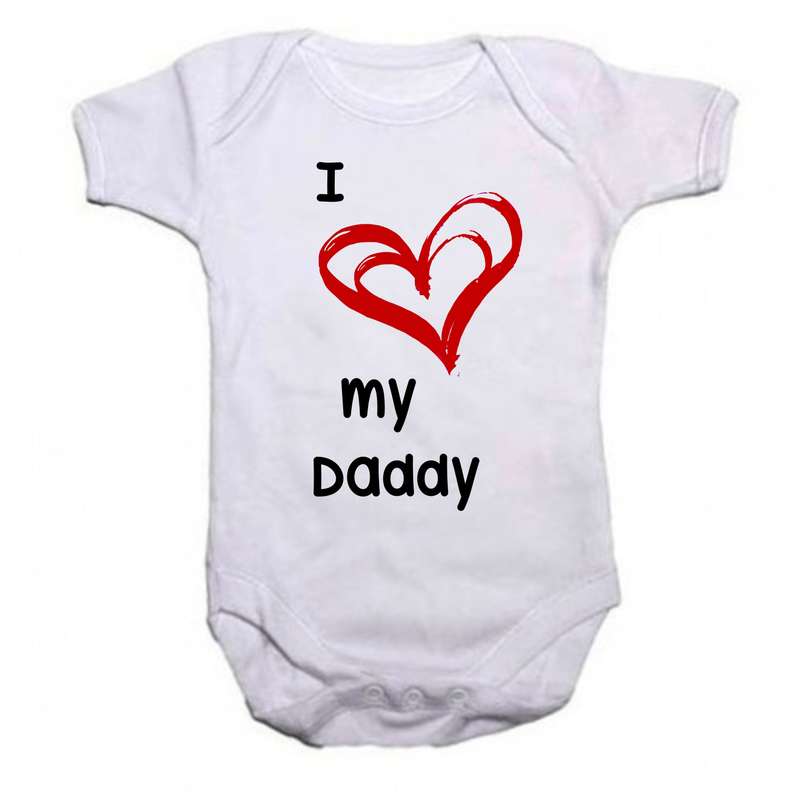 I love my Daddy baby grow