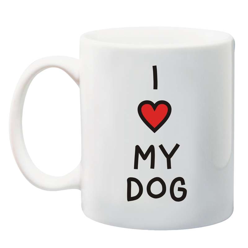 I love my dog Mug