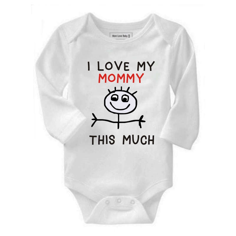 I love my Aunty/Godmother/Granny/Grandma/Mommy/Nana this much baby grow