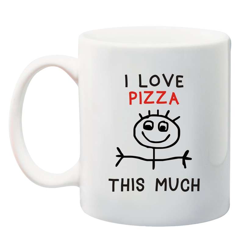 I love Pizza this much Mug