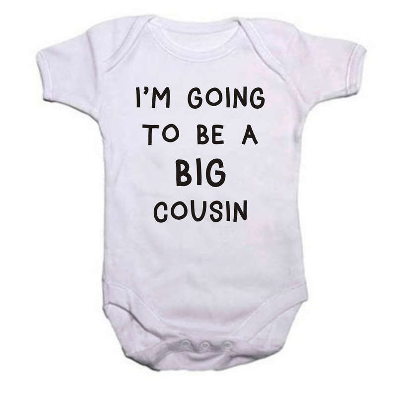 I'm going to be a Big Cousin baby grow