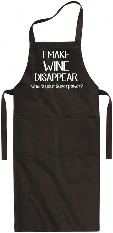 I make wine disappear Apron