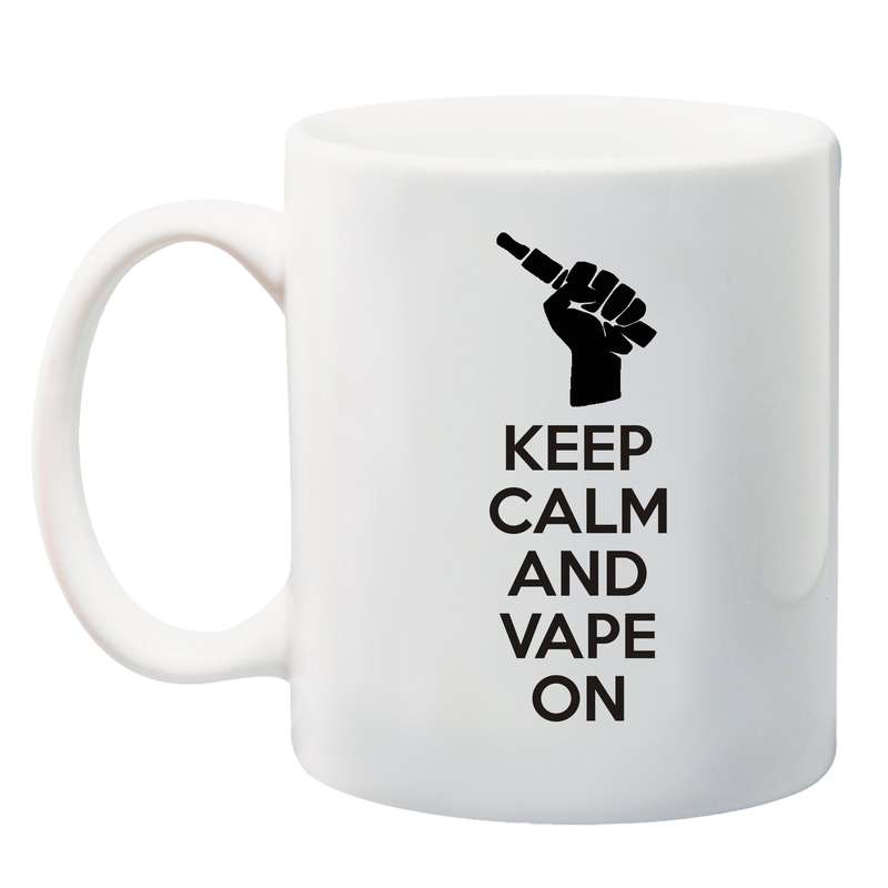 Keep Calm and vape on Mug