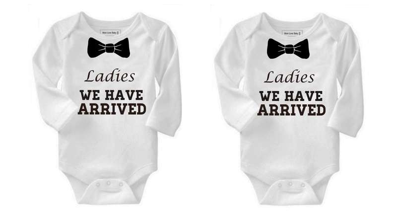 Ladies We have arrived  baby grows