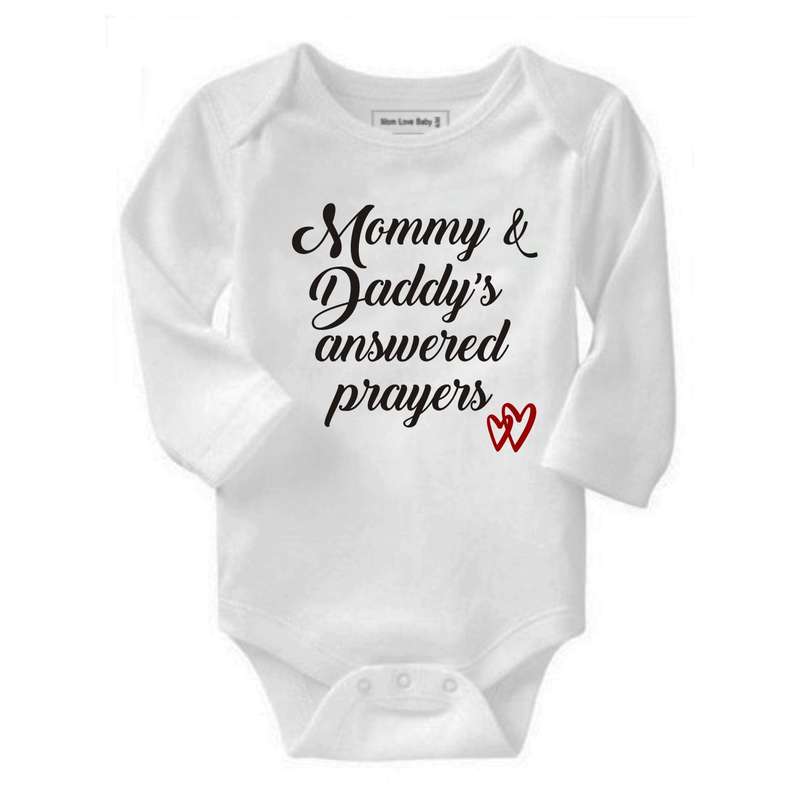 Mommy's and Daddy's answered prayer baby grow