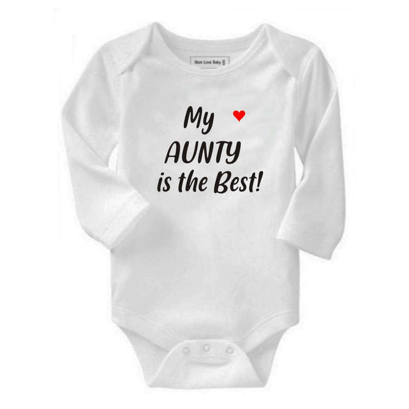 My Aunty is the best baby grow