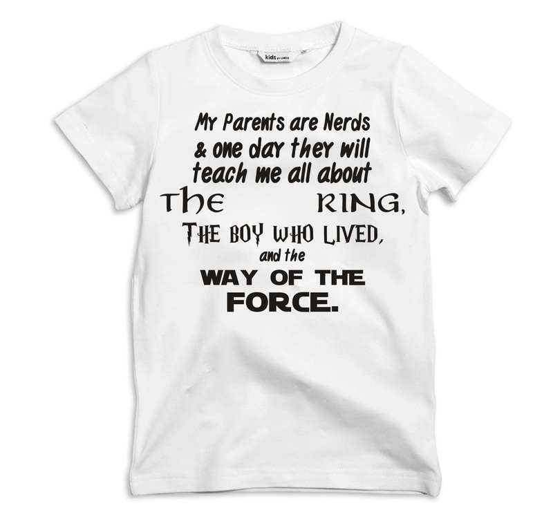 My Parents are Nerds Kids tees
