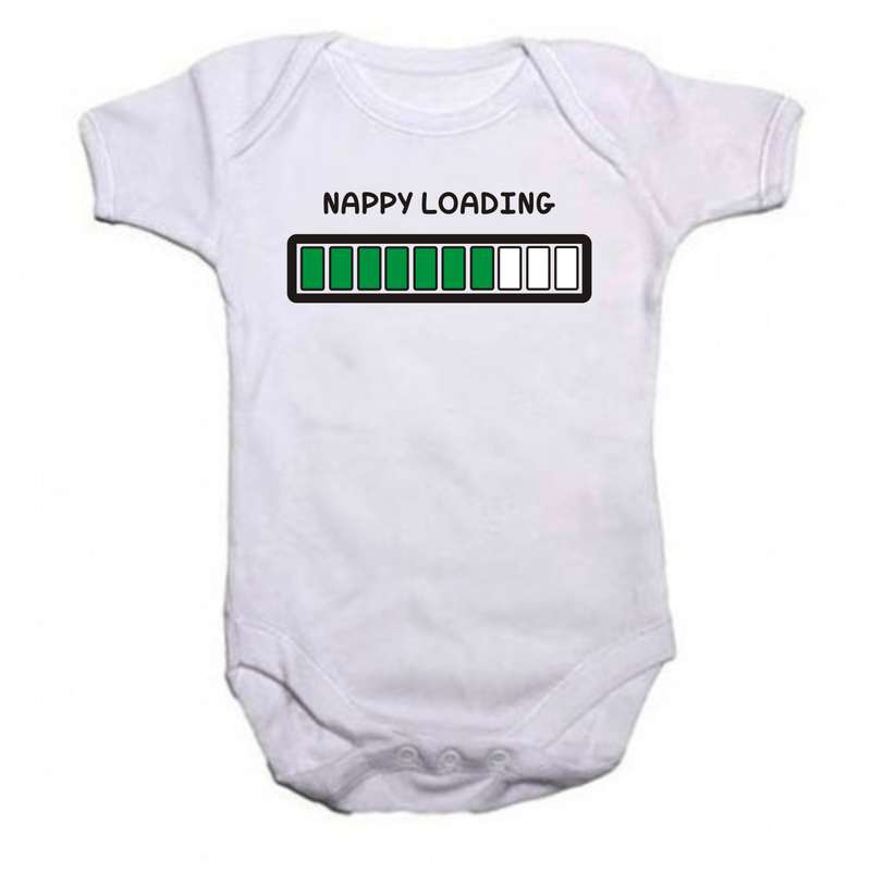 Nappy Loading baby grow
