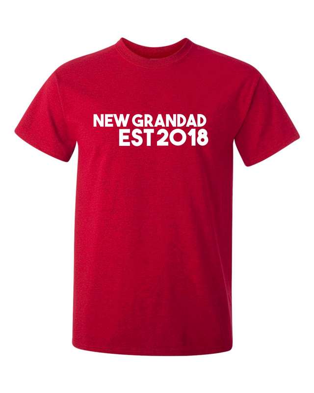 New Grandad / Grandpa / Grandfather  Est 2019 t-shirt