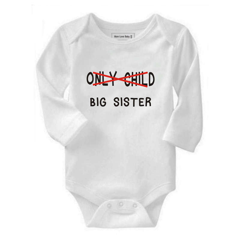Only Child Big Sister baby grow