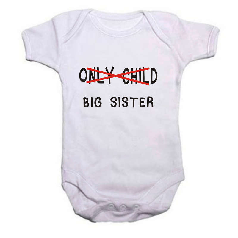 Only Child Big Sister baby grow