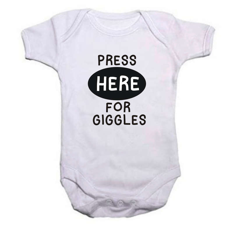Press here for Giggles baby grow