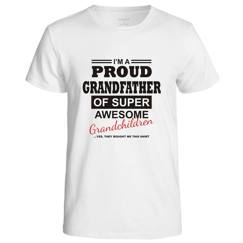 I'm a Proud Grandfather of Super Awesome Grandchildren t-shirt