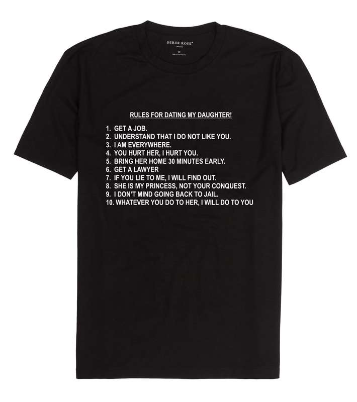 Rules for Dating My Daughter t-shirt