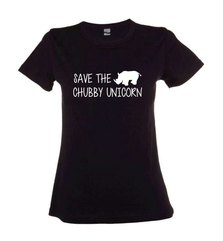 Save the Chubby Unicorn t-shirt