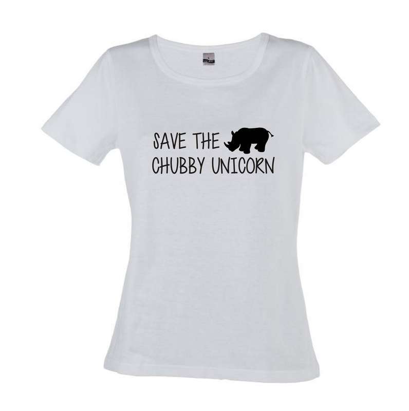 Save the Chubby Unicorn t-shirt