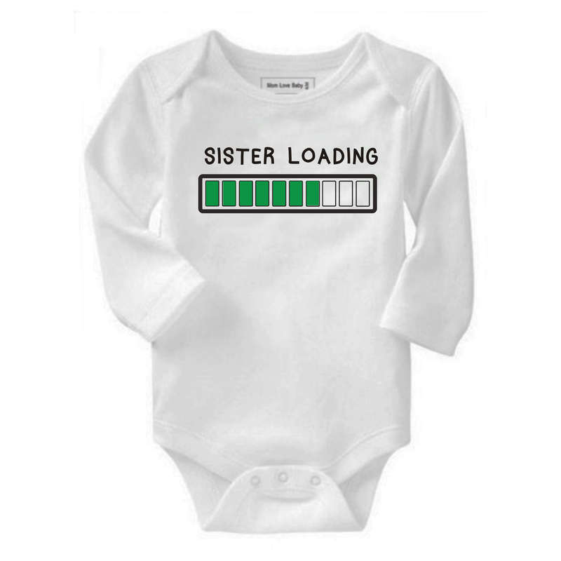 Brother/Cousin/Sister Loading baby grow