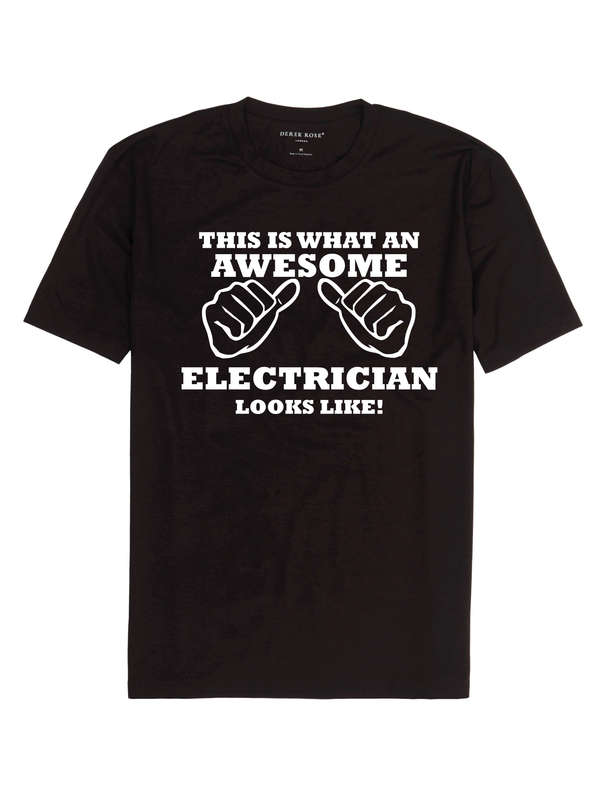 This is what an Awesome Electrician Looks Like t-shirt