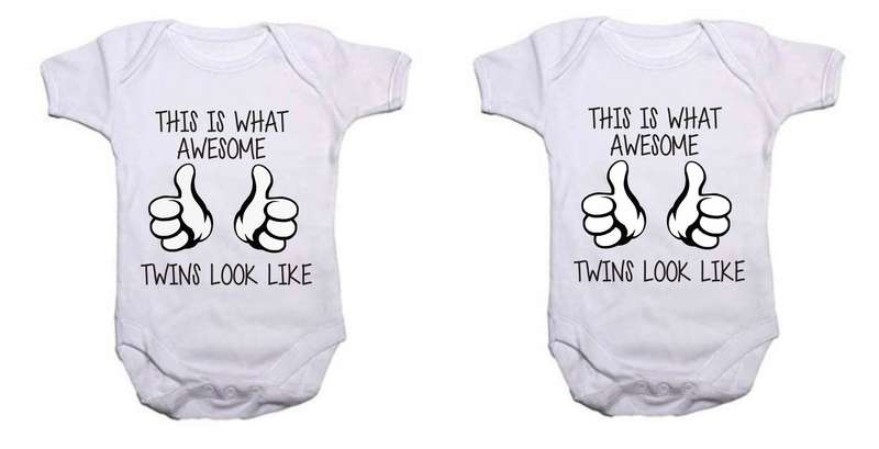 This is what awesome twins look like baby grow