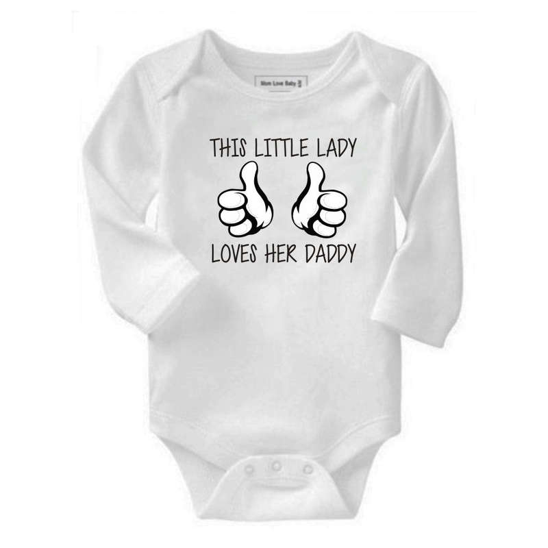 This Little Lady loves her Daddy baby grow