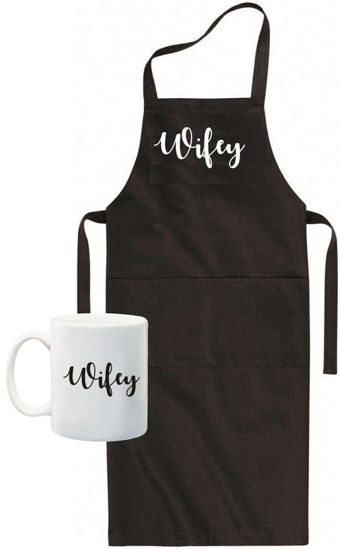 Wifey Apron & mug combo