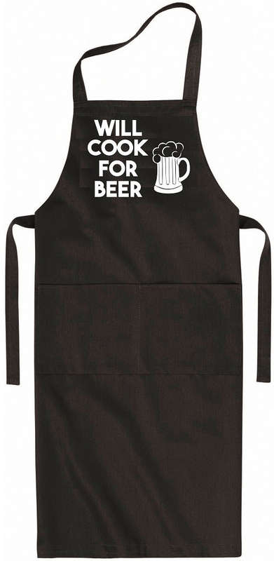 Will cook for beer Apron