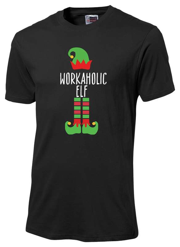 Workaholic Elf t-shirt
