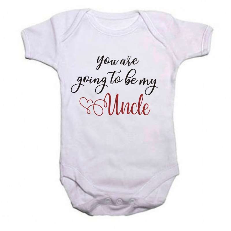 You are going to be my Uncle baby grow