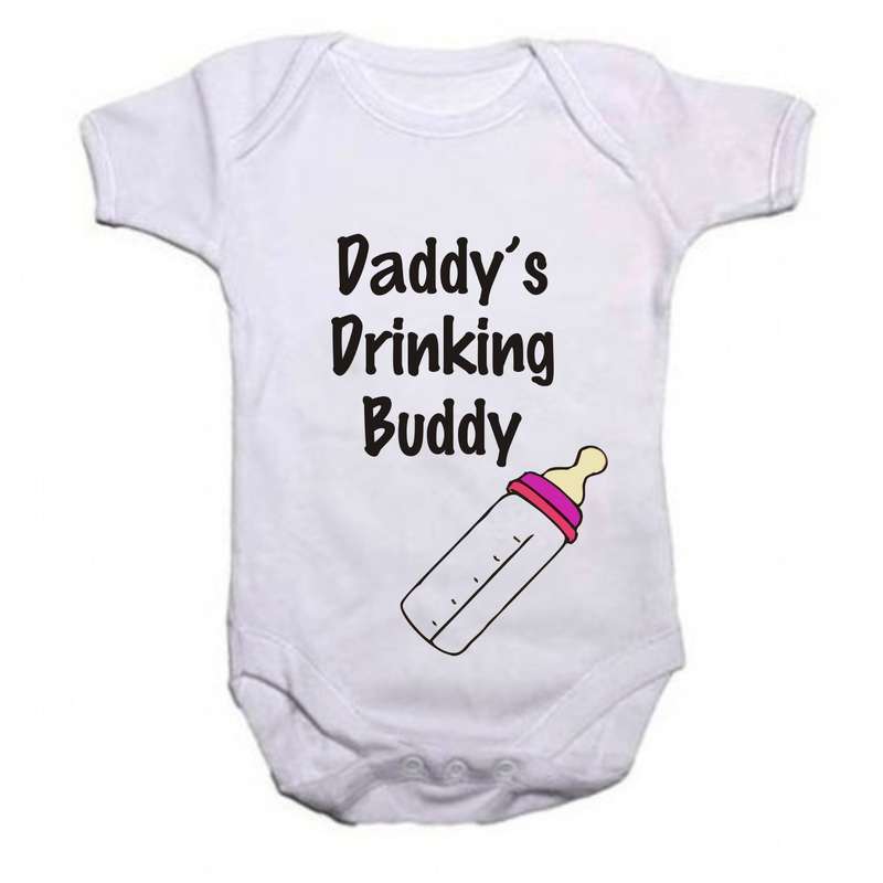 Daddy's Drinking Buddy baby grow (Boy/Girl option)